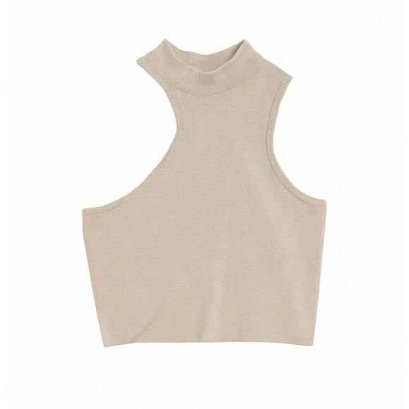 DISSH Genie Asymmetric Stone Knit Top - 4 - Picture 1 of 6